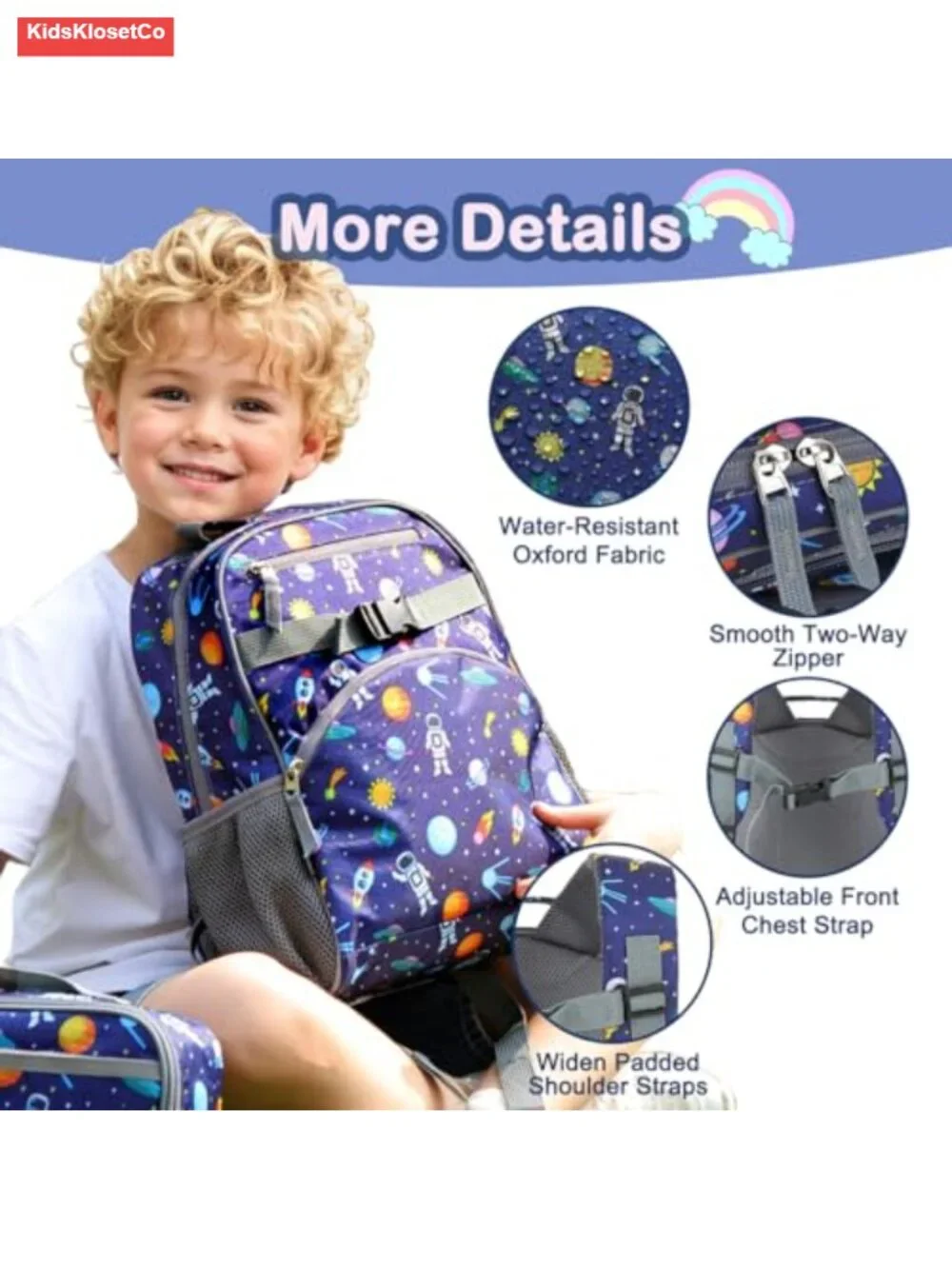Kids Backpack Toddler Boys Girls Lightweight Bookbag Daycare School Travel